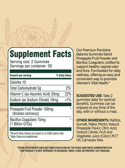 Feminine Balanced Gummies